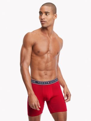 Cotton Stretch Boxer Brief 3-Pack, Mahogany