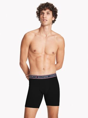 Cotton Stretch Boxer Brief 3-Pack, Black