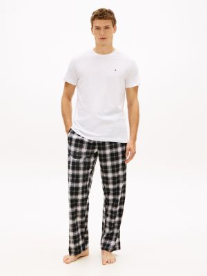 Top and Pant Print Sleep Set, Carbon