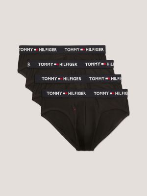 Tommy Hilfiger Men's 4-Pack Cotton Brief, Black, Large : :  Clothing, Shoes & Accessories