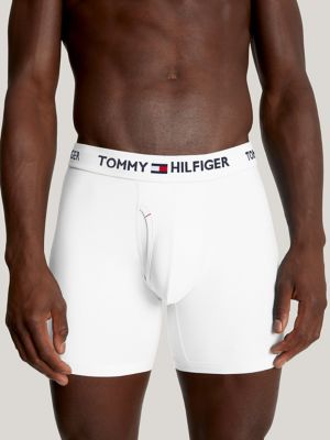 Tommy Hilfiger 3-pack everyday micro boxer logo briefs in gray, blue and  navy