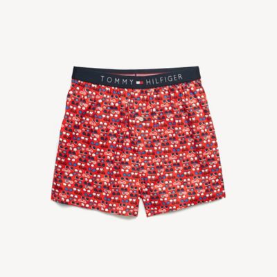 tommy hilfiger woven boxer shorts