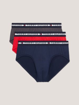 TH Comfort+ Brief 3-Pack, Grey/Red/Navy