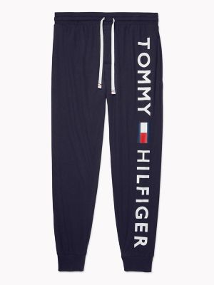 tommy hilfiger men's cotton modern essentials logo jogger pants