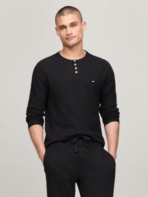 Outpost Makers Thermal Henley - Men's T-Shirts in Tofu