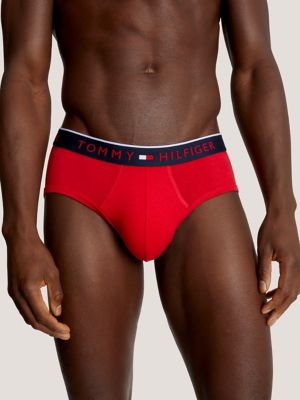 Tommy Hilfiger Everyday Micro Boxer Brief Three In Mahogany