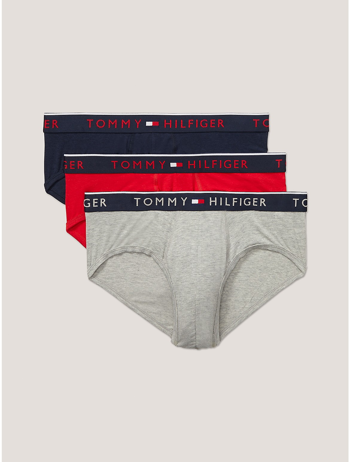 Tommy Hilfiger Men's Essential Luxe Stretch Brief 3-Pack