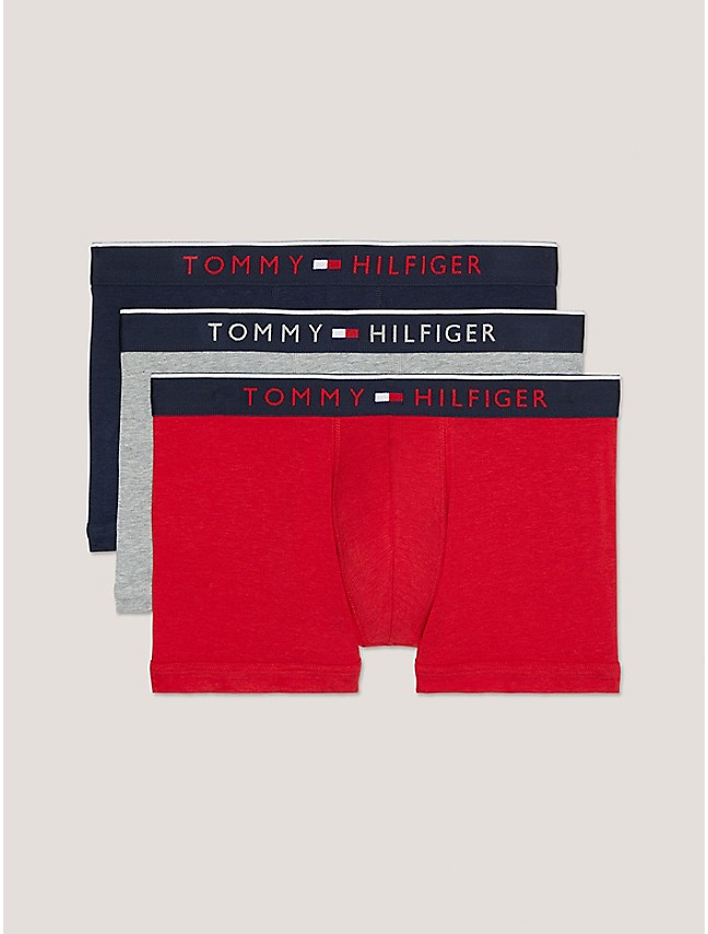 Tommy Hilfiger Men's Stretch Underwear 3-Pack Boxer Briefs Blue Velvet Sz.  XL