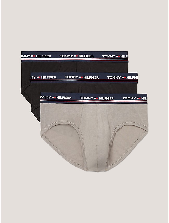 TOMMY HILFIGER 3 Boxer Briefs LUXE STRETCH 3 PACK Underwear $42.50 NWT