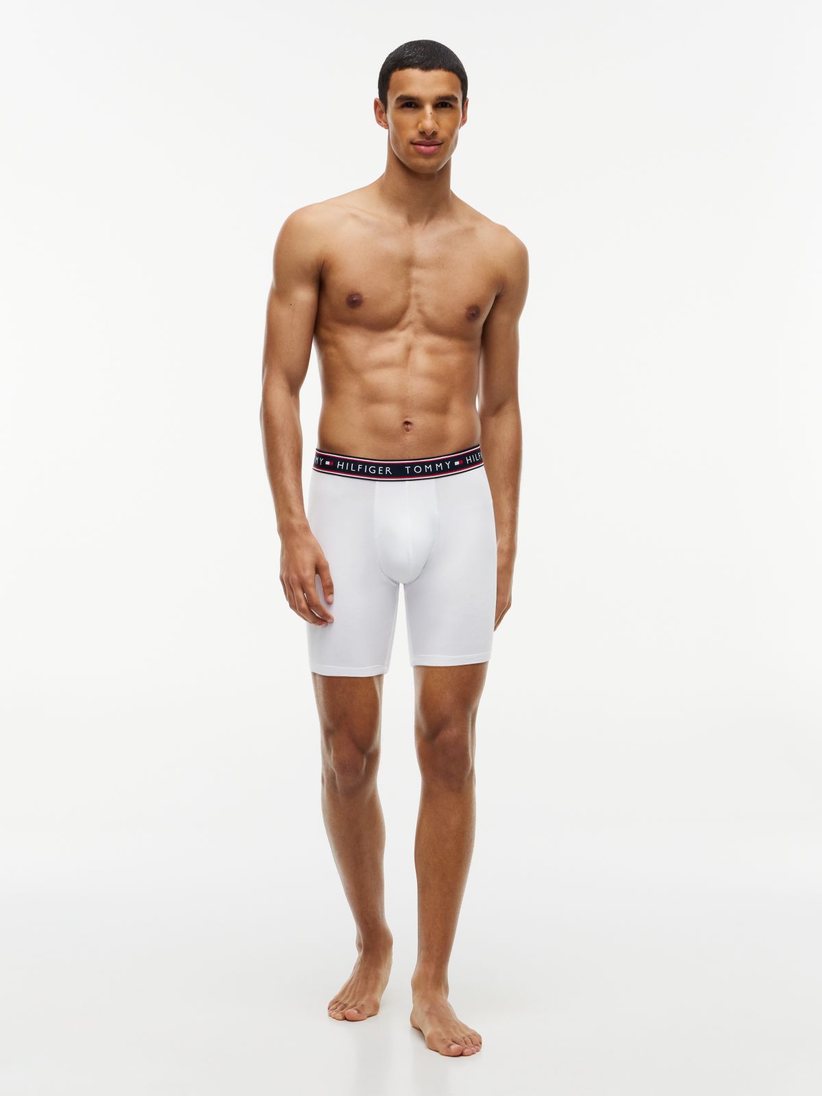Cotton Stretch Boxer Brief 3-Pack — White