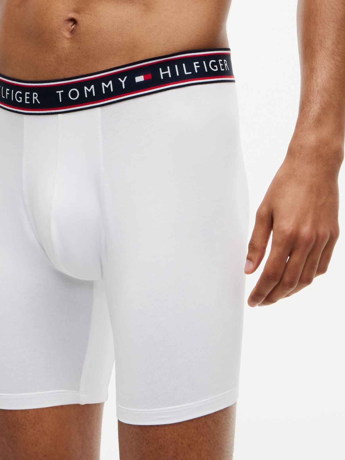 Cotton Stretch Boxer Brief 3-Pack — White