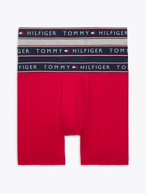 Tommy Hilfiger Men's Underwear Cotton Classics 3-Pack Boxer Brief, Black,  Small at  Men's Clothing store