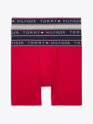 Cotton Stretch Boxer Brief 3-Pack, Mahogany