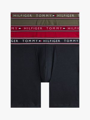 Cotton Stretch Boxer Brief 3-Pack, Grenadine