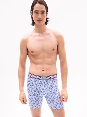 Cotton Stretch Boxer Brief 3-Pack, Pearl Blue