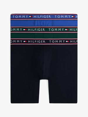 Cotton Stretch Boxer Brief 3-Pack, Evening Blue