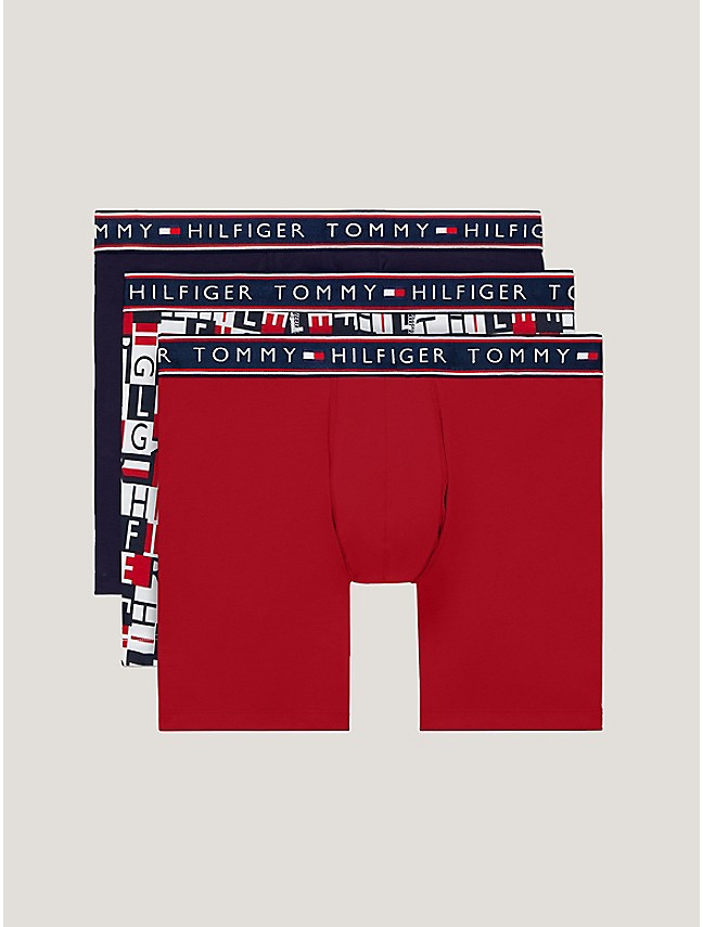 5 Tommy Hilfiger Boxer Briefs Cotton Pack Men's Underwear Classic Fit NWT  $64
