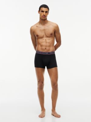 Бельё для мужчин, хлопок, стрейч, 3 шт. — Tommy Hilfiger, цвет: Чёрный — фото 3