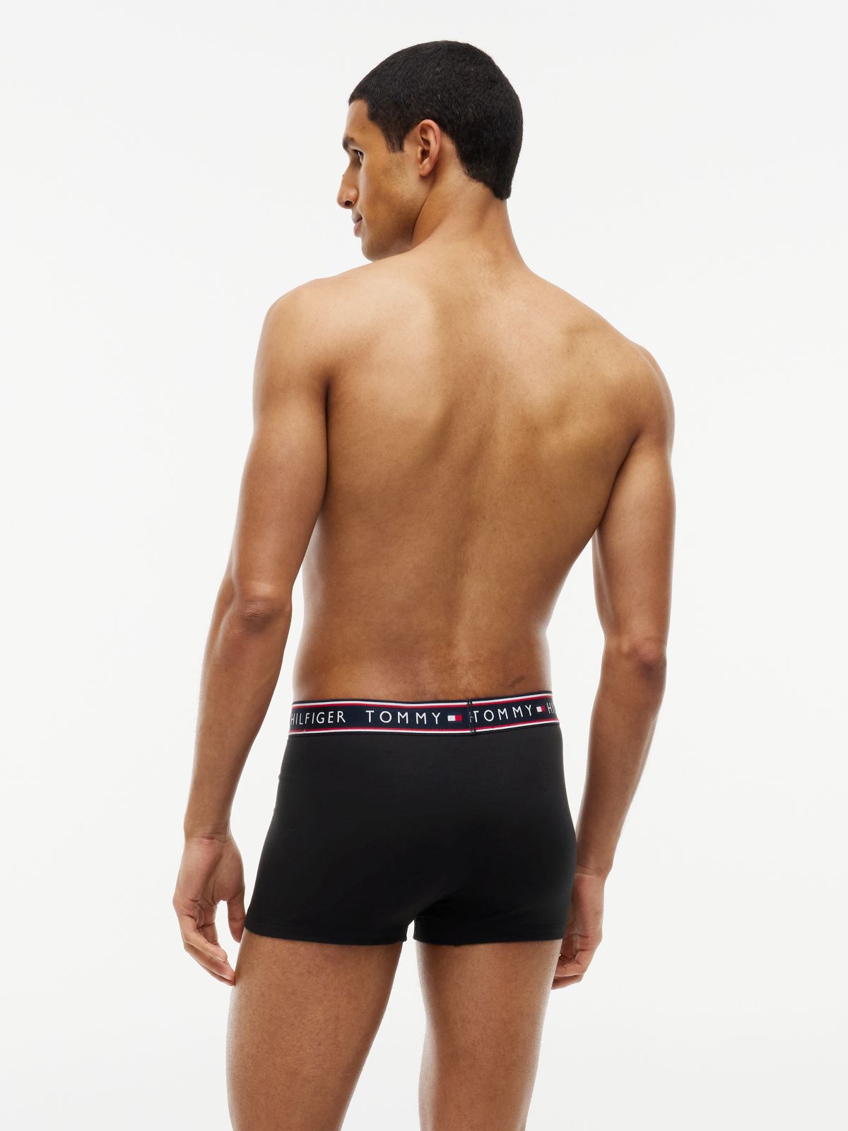Cotton Stretch Trunk 3-Pack — Black