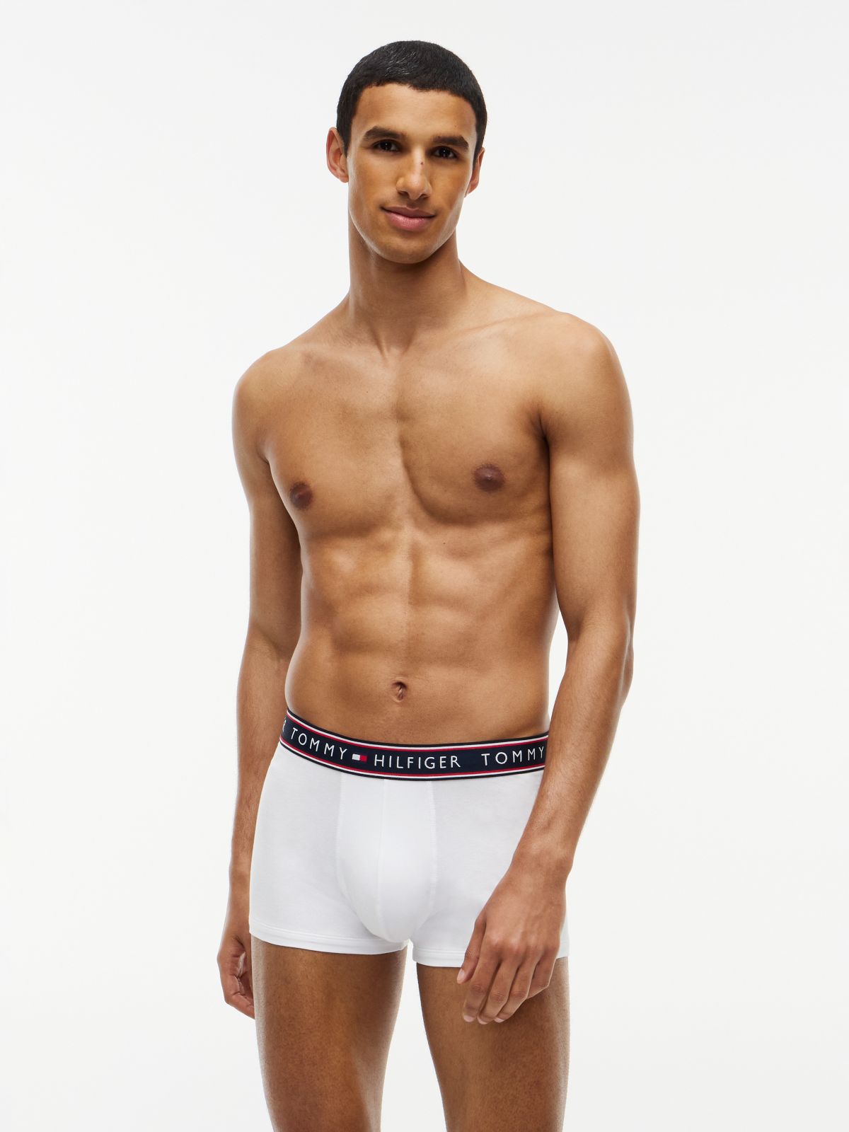 Cotton Stretch Trunk 3-Pack — White