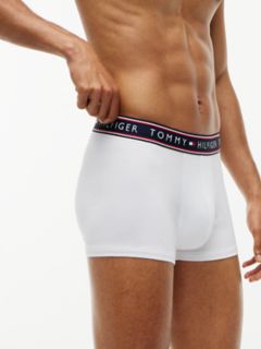 Cotton Stretch Trunk 3-Pack — White 4