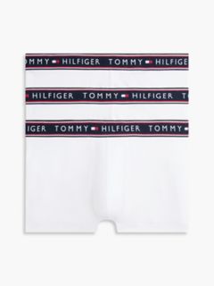 Cotton Stretch Trunk 3-Pack — White 1