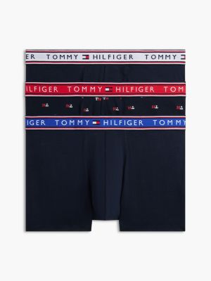 Cotton Stretch Trunk 3-Pack, Sea Spray