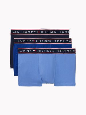 Cotton Stretch Trunk 3-Pack, Persian Blue/Marine Blue/Navy