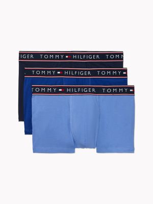 Cotton Stretch Trunk 3-Pack, Persian Blue/Marine Blue/Navy