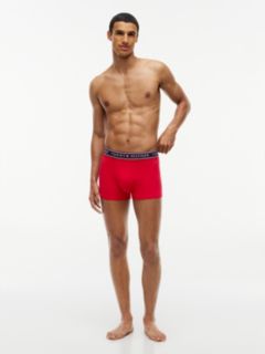 Cotton Stretch Trunk 3-Pack — Mahogany 3