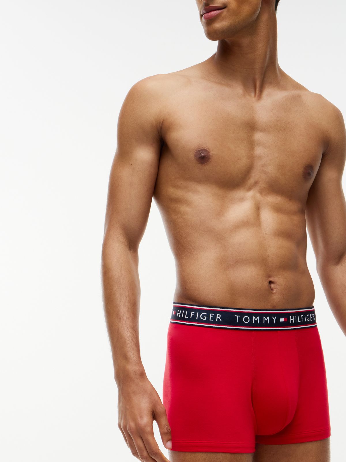 Cotton Stretch Trunk 3-Pack — Mahogany