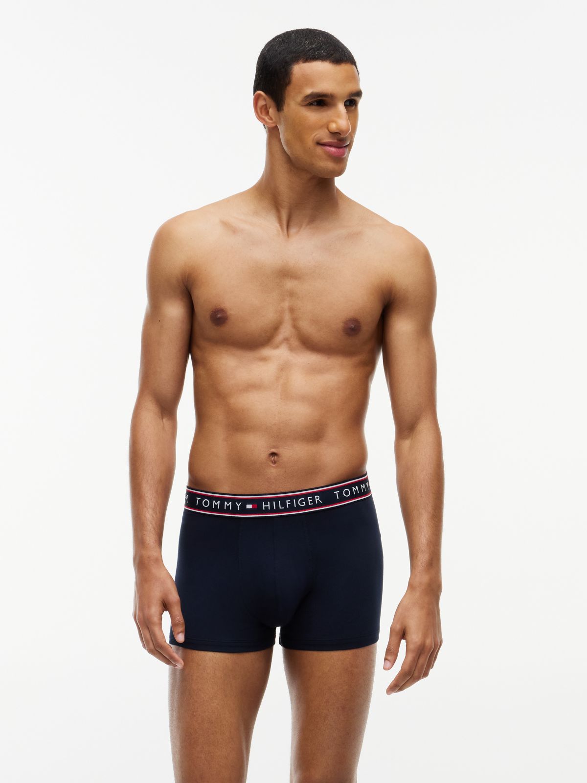 Cotton Stretch Trunk 3-Pack — Mahogany