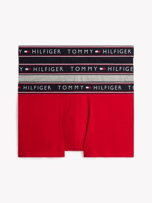 Cotton Stretch Trunk 3-Pack, Mahogany