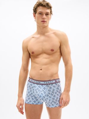 Cotton Stretch Trunk 3-Pack, Pearl Blue
