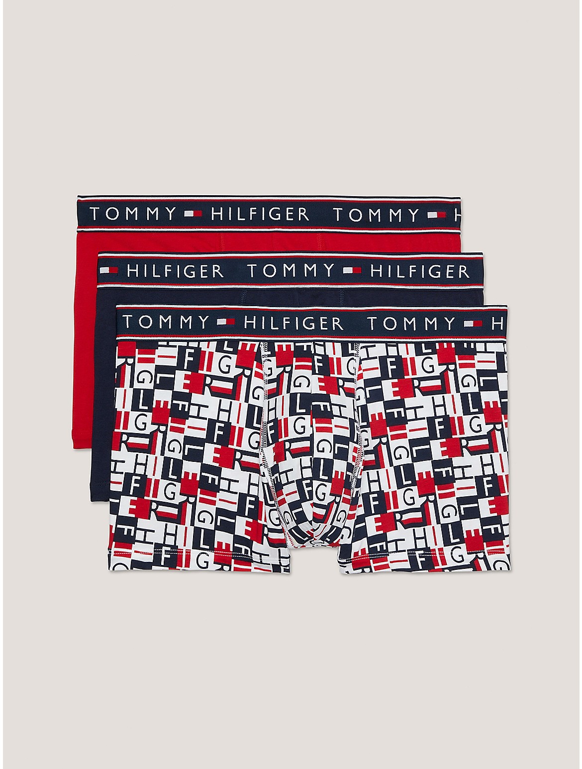Tommy Hilfiger Men's Cotton Stretch Trunk 3-Pack