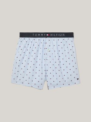 Slim Fit Fashion Woven Boxer, Ice