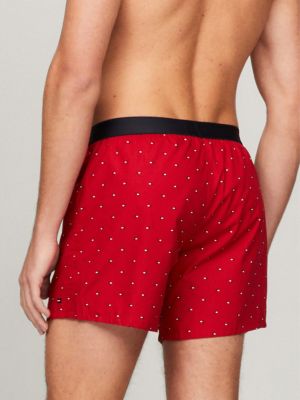 Tommy Hilfiger Men's Underwear Knit Boxers, Mahogany, Small at  Men's  Clothing store