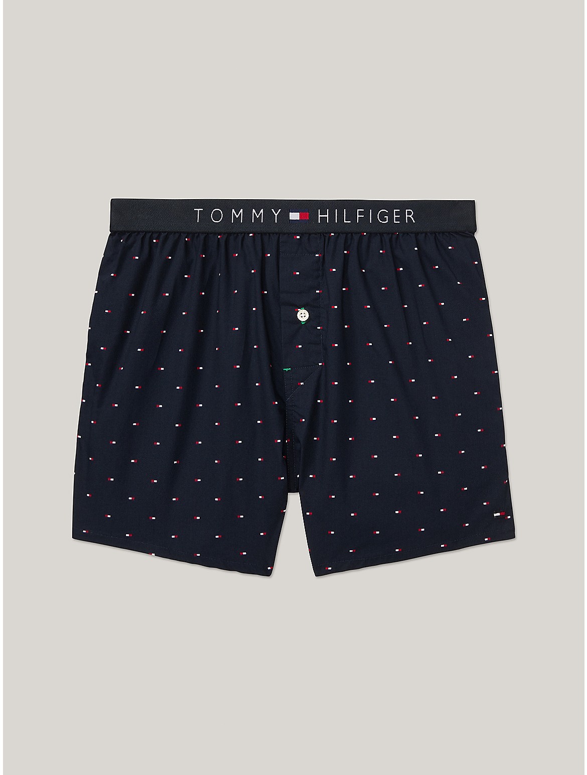 Shop Tommy Hilfiger Slim Fit Fashion Woven Boxer In Sailor Navy