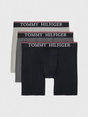 Tommy Hilfiger Men's Microfiber Boxer Brief 3-Pack (Medium