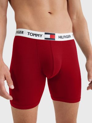 Logo Rib Boxer Brief, Mahogany