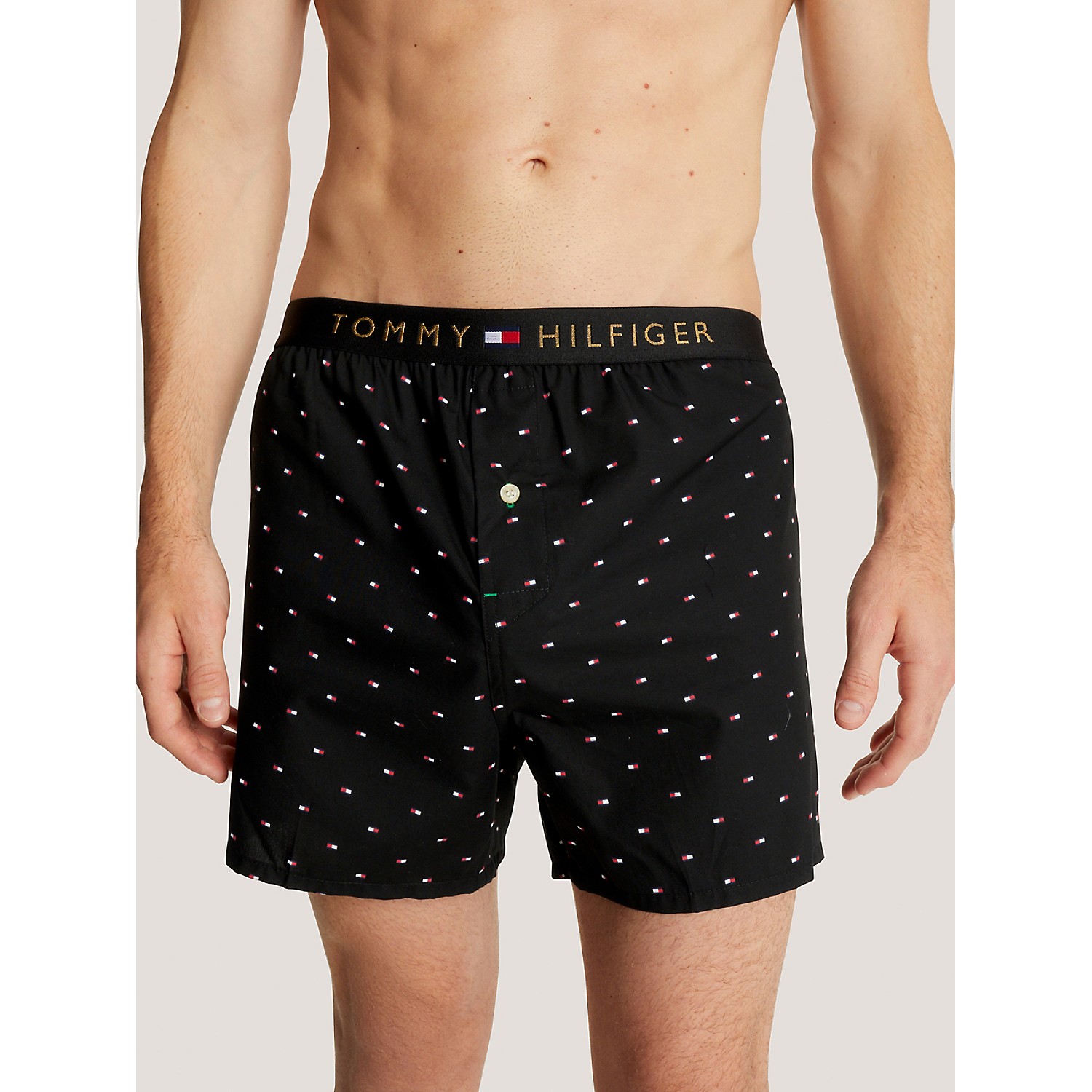 TOMMY HILFIGER Regular Fit Microflag Woven Boxer