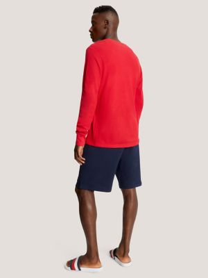 Thermal Henley, Red