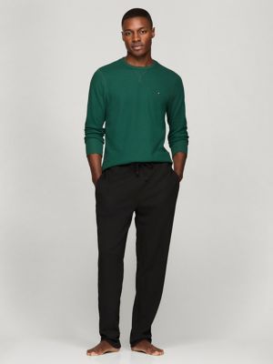 Long-Sleeve Thermal Sleep Shirt, Spruce