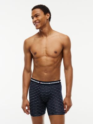 Трусы-боксеры TH для мужчин, 3 шт. — Tommy Hilfiger, цвет: Тёмный индиго — фото 6