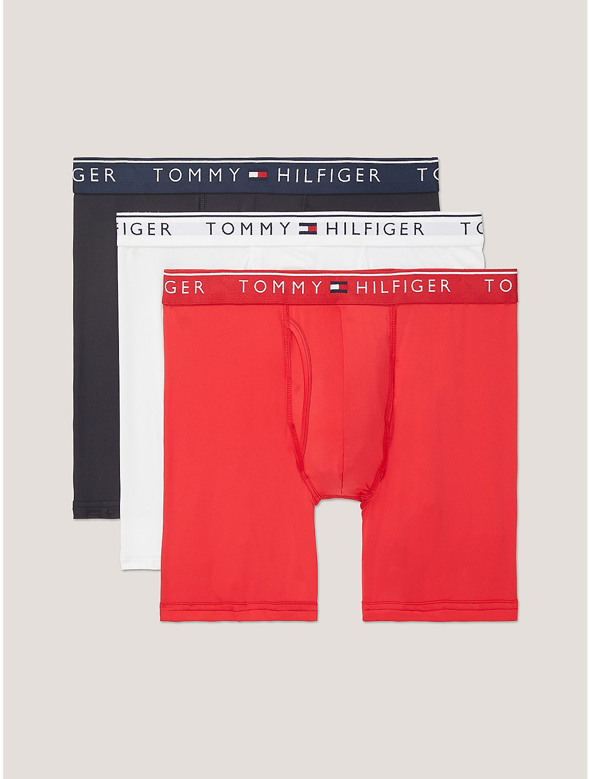 Shop Tommy Hilfiger Th Micro Boxer Brief 3 In Red