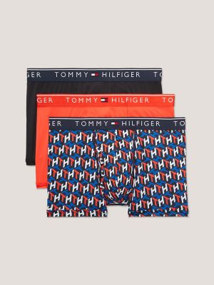 Men's Tommy Hilfiger 09T3488 Everyday Micro Performance Briefs - 4 Pack  (Blue Multi XL) 