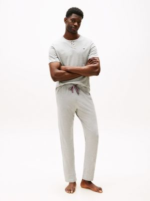 Sueded Jersey Sleep Pant, Grey Heather