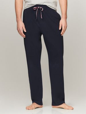 Polo Ralph Lauren Mens Waffle Knit Thermal Pajama Pants Black 