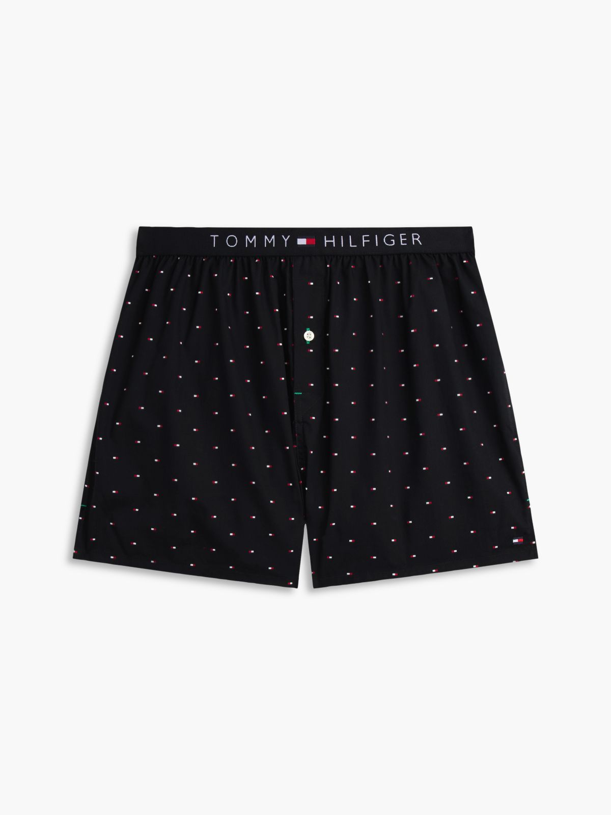 Logo Woven Boxer — Black
