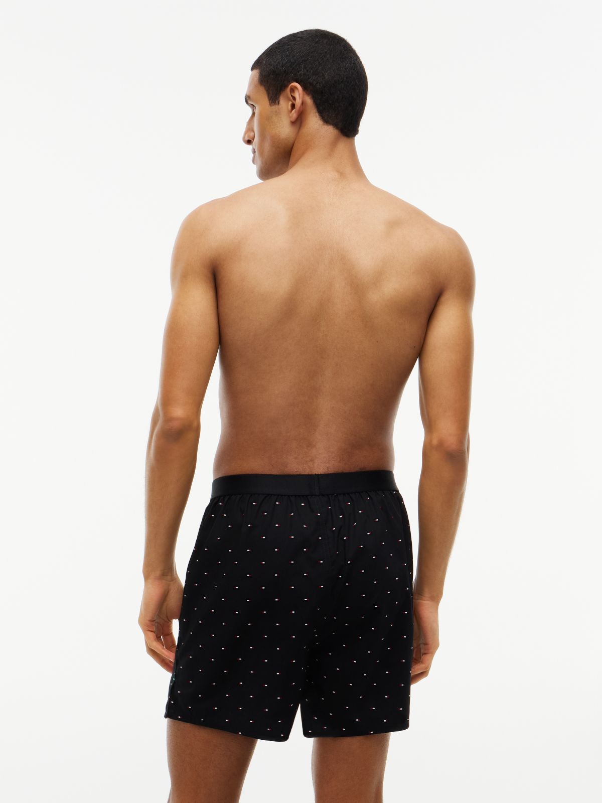 Logo Woven Boxer — Black